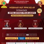 Foto : Webinar HUT PPNI Ke-49 "Sosialisasi Sentral Sertifikat PPNI DKI Jakarta"